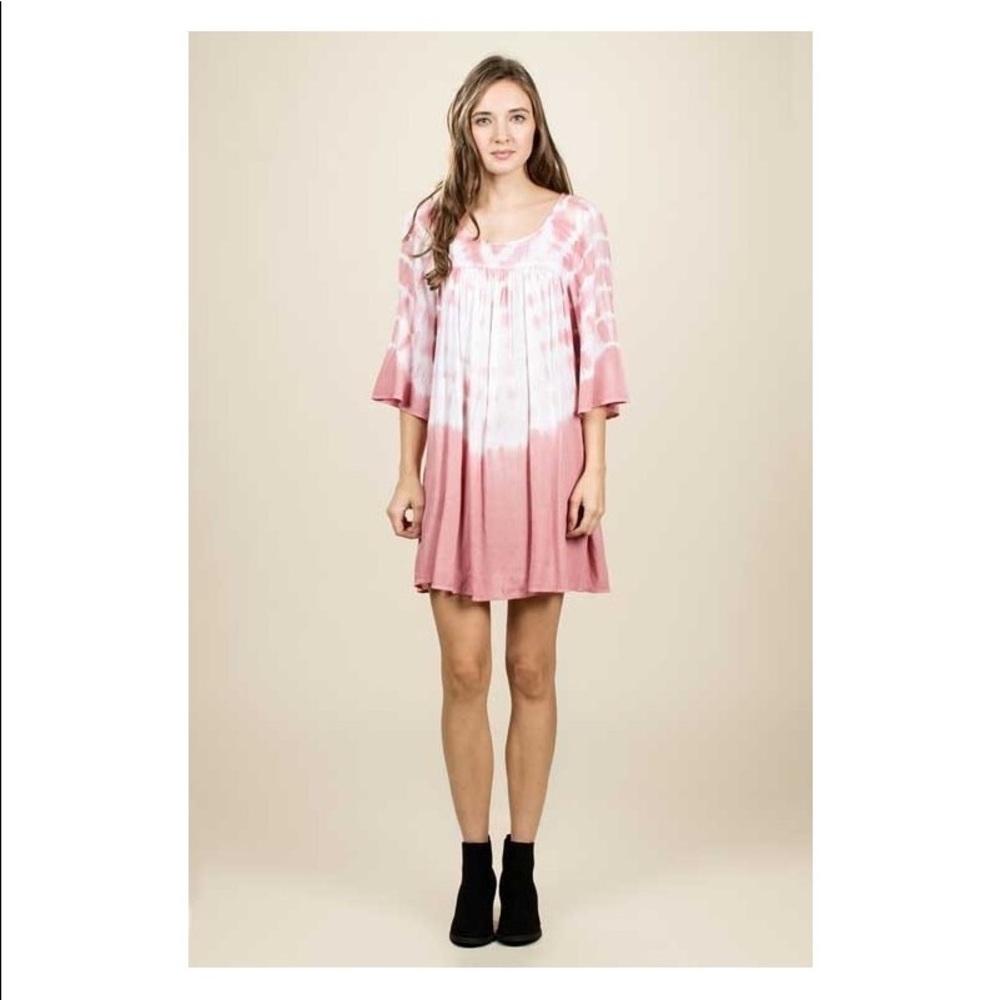 En Creme Tie Dye Dress